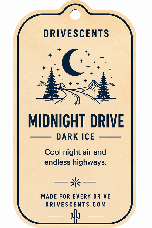 Midnight Drive | Car Air Freshener — Dark Ice