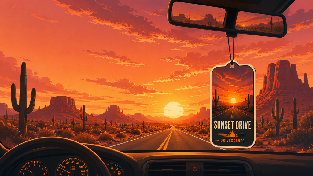 Sunset Drive | Car Air Freshener — Vanilla