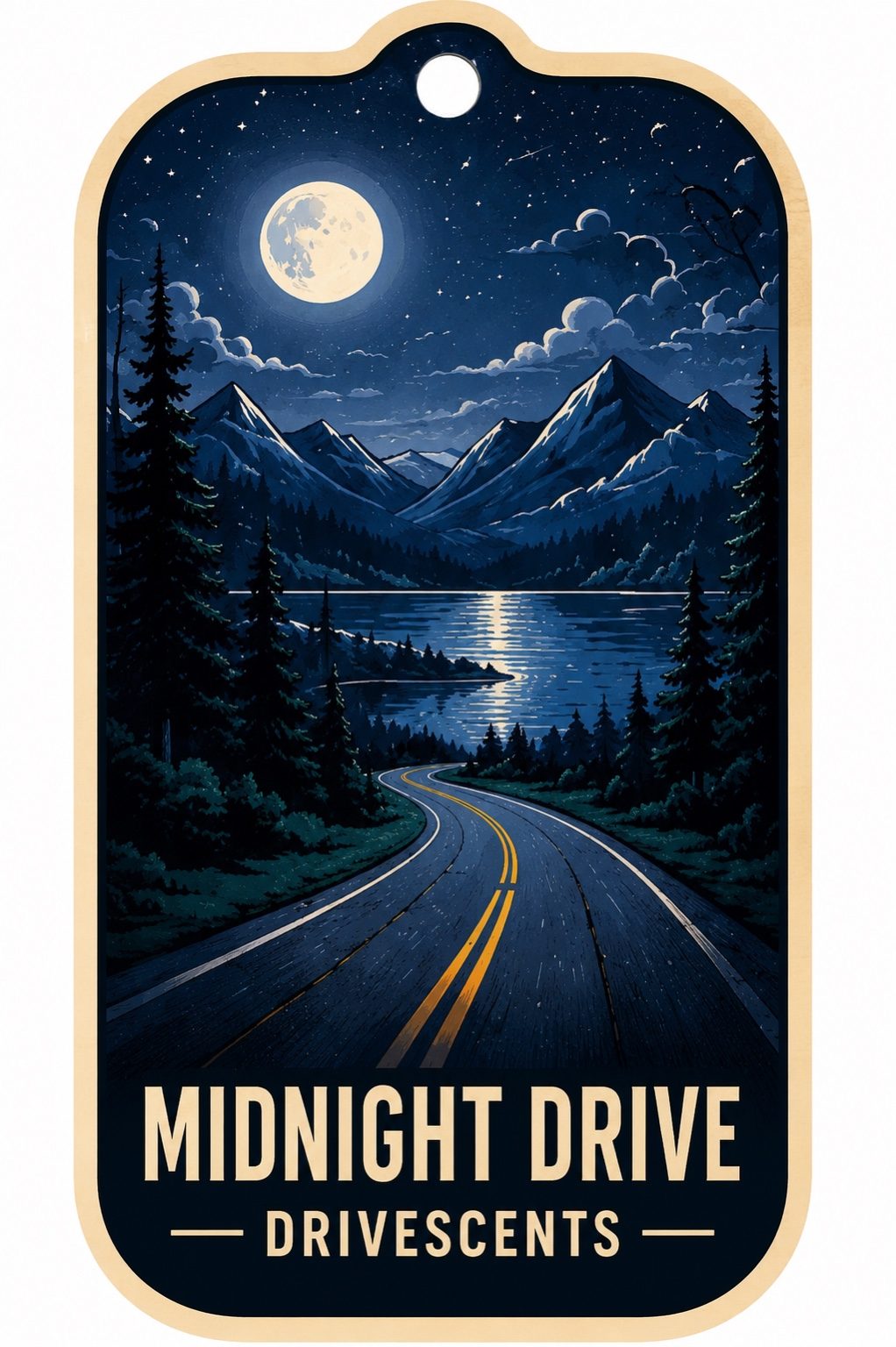 Midnight Drive | Car Air Freshener — Dark Ice