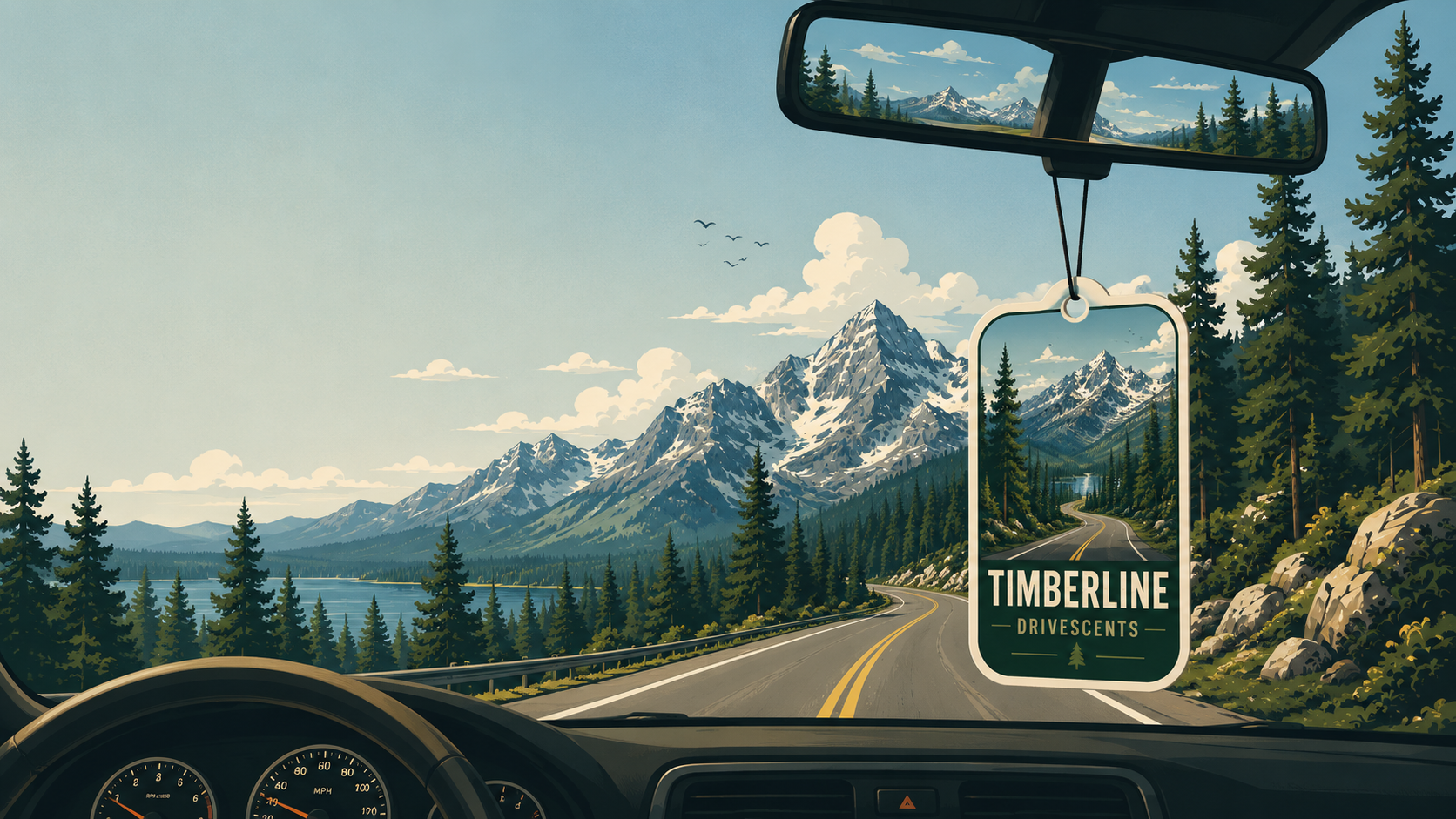 Timberline | Car Air Freshener — Pine