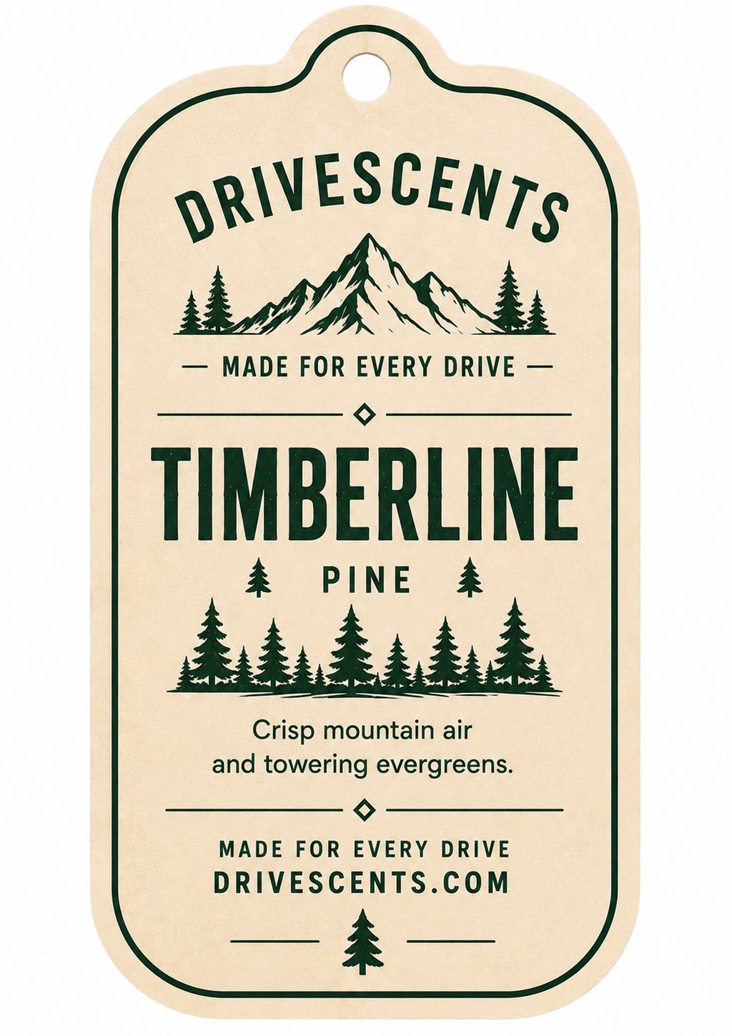 Timberline | Car Air Freshener — Pine