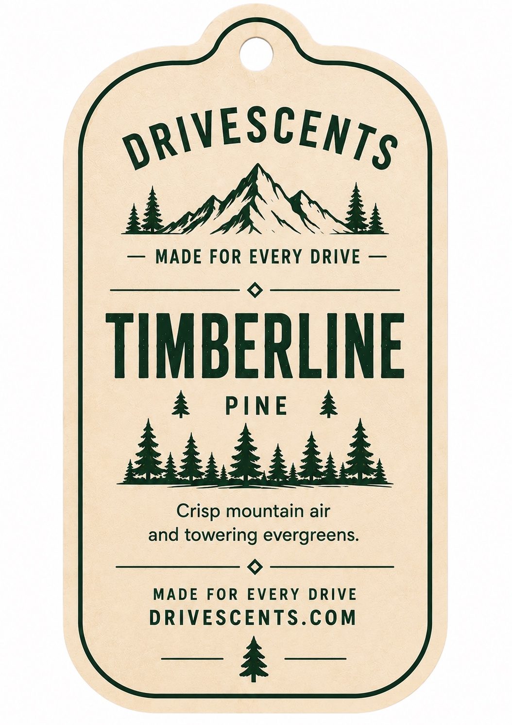 Timberline | Car Air Freshener — Pine