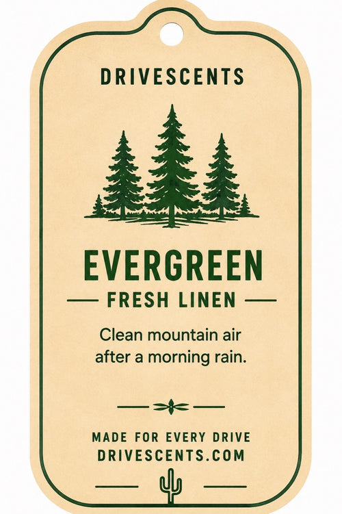 Evergreen | Car Air Freshener — Fresh Linen