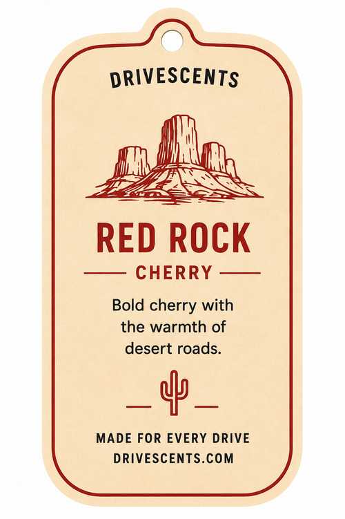 Red Rock | Car Air Freshener — Cherry
