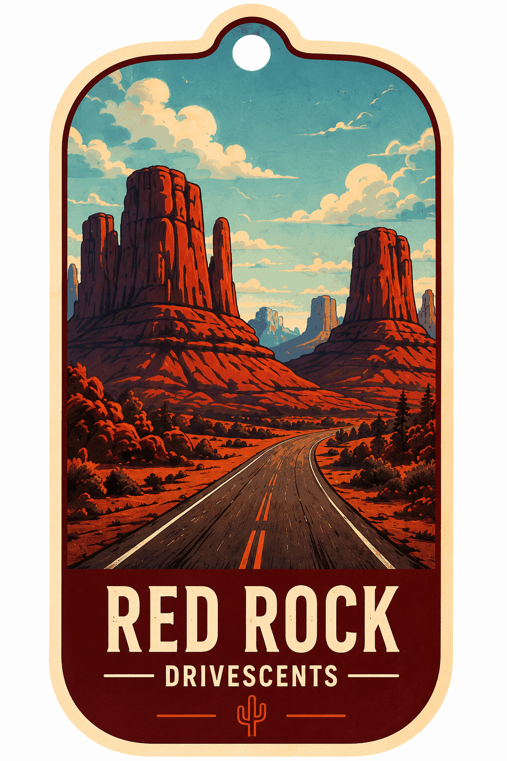 Red Rock | Car Air Freshener — Cherry